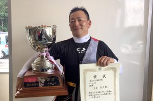 スキート優勝　渡邉　賢次選手